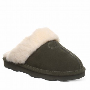 Bearpaw Loki II スリッパ レディース 緑 | GET587XF