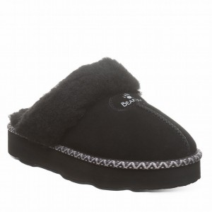 Bearpaw Loki Platform Lo Deco スリッパ レディース 黒 | FTN8198GX