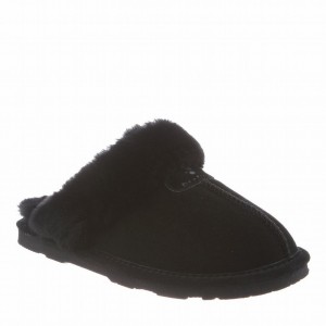 Bearpaw Loki スリッパ レディース 黒 | LPW2082VQ
