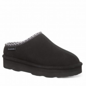 Bearpaw Martis スリッパ レディース 黒 | HDM982DN