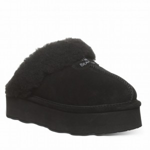 Bearpaw Retro Loki スリッパ レディース 黒 | QNT3016XU