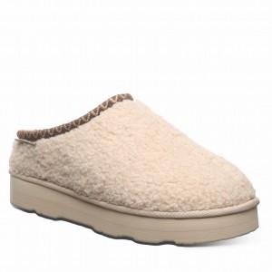 Bearpaw Snuggle Martis スリッパ レディース ベージュ | RGW3969FK