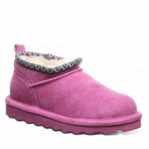 Bearpaw Super Shorty Deco Youth ブーツ キッズ 紫 | DIF5476AF