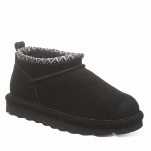 Bearpaw Super Shorty Deco Youth ブーツ キッズ 黒 | QAK1755KJ