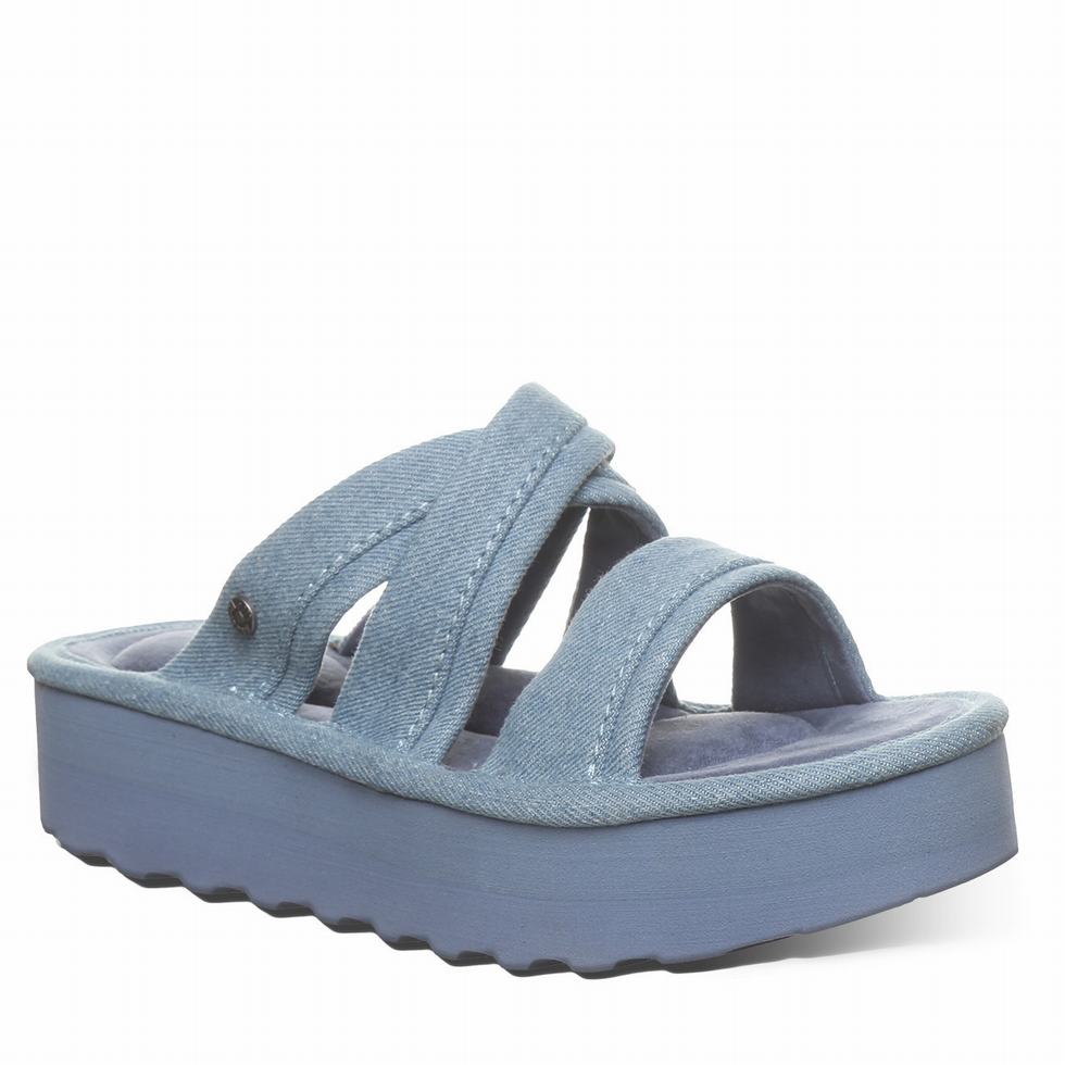 Bearpaw Altitude サンダル レディース 青 | NNO2472TS