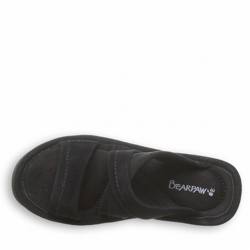Bearpaw Altitude サンダル レディース 黒 | VXD7166PQ