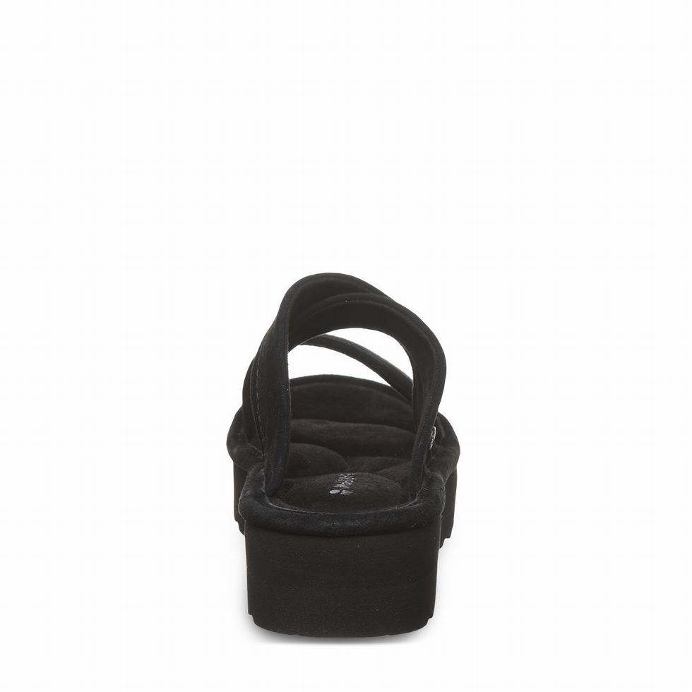 Bearpaw Altitude サンダル レディース 黒 | VXD7166PQ