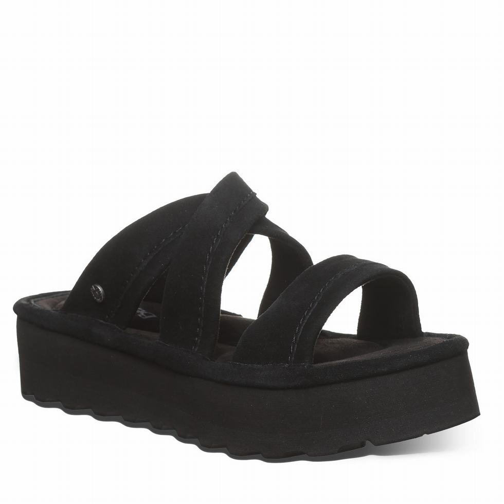 Bearpaw Altitude サンダル レディース 黒 | VXD7166PQ
