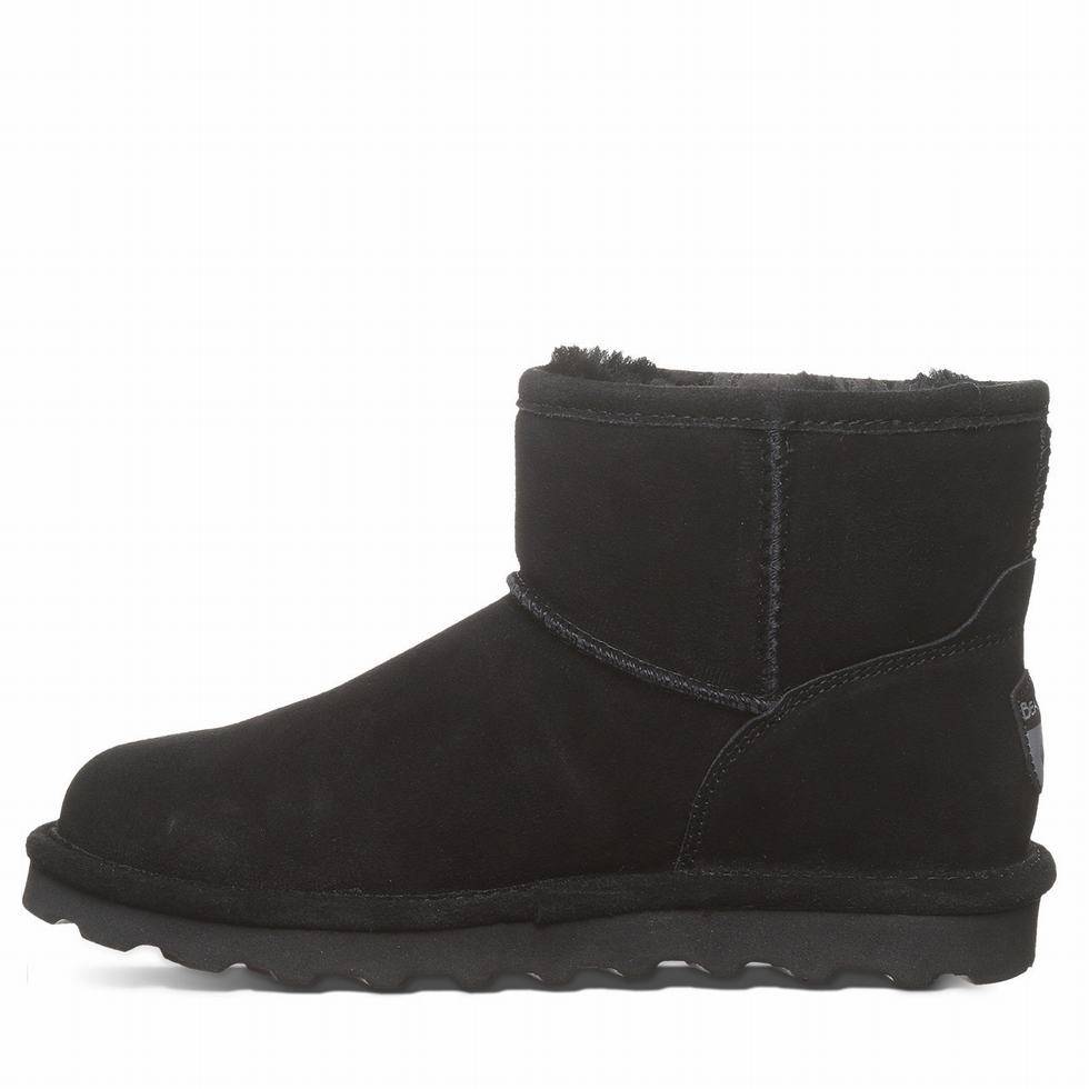Bearpaw Alyssa ブーティ レディース 黒 | HOC8427PR