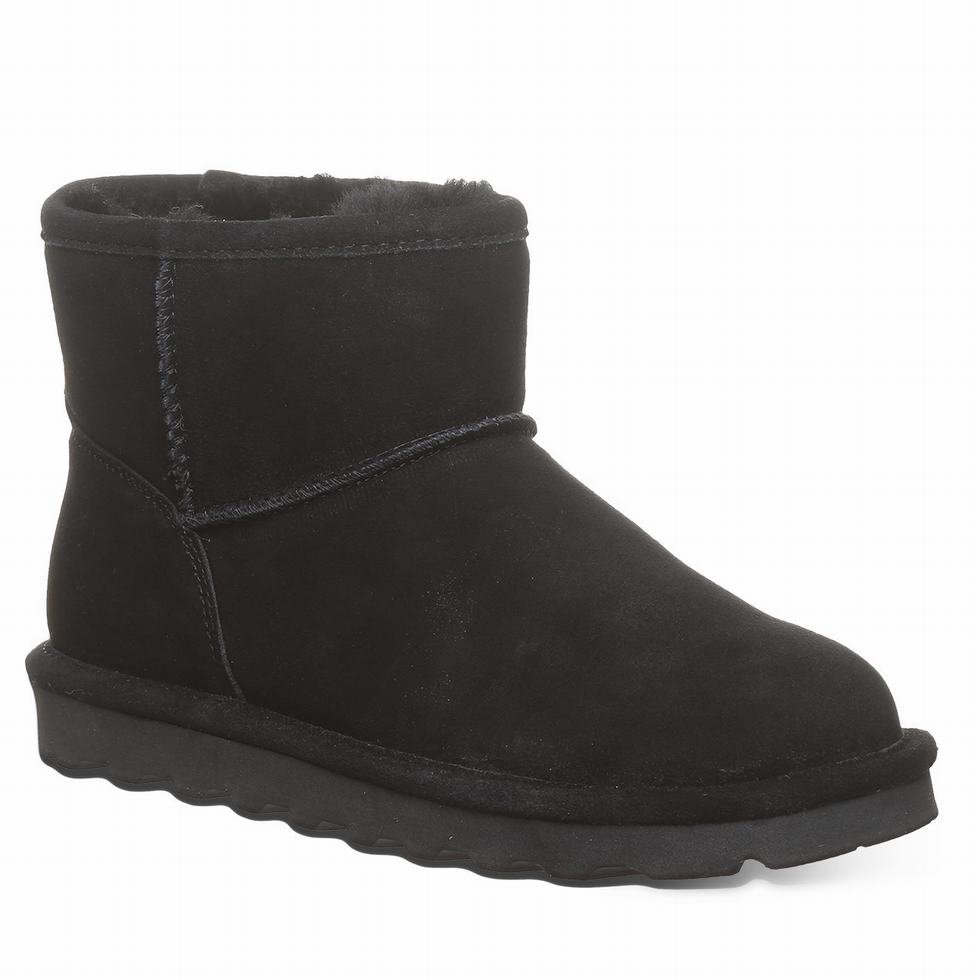 Bearpaw Alyssa ブーティ レディース 黒 | HOC8427PR