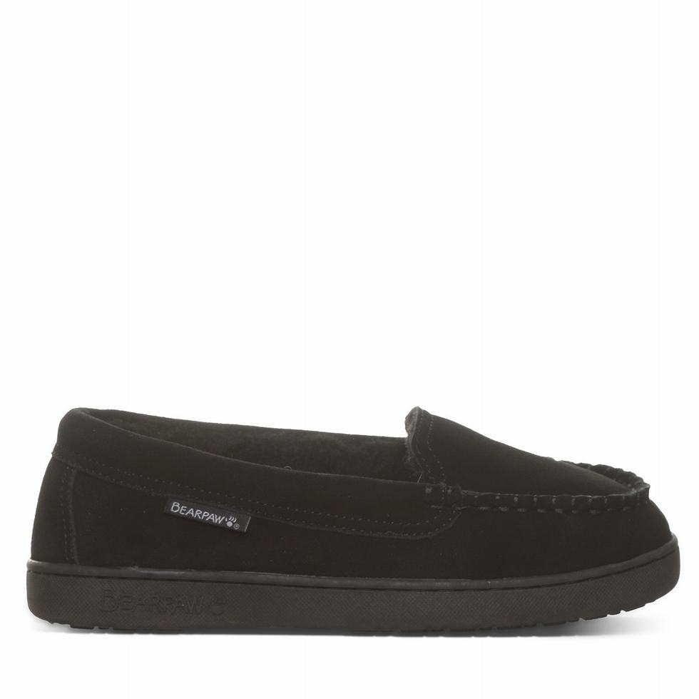 Bearpaw Angel スリッパ レディース 黒 | WCO6269JO
