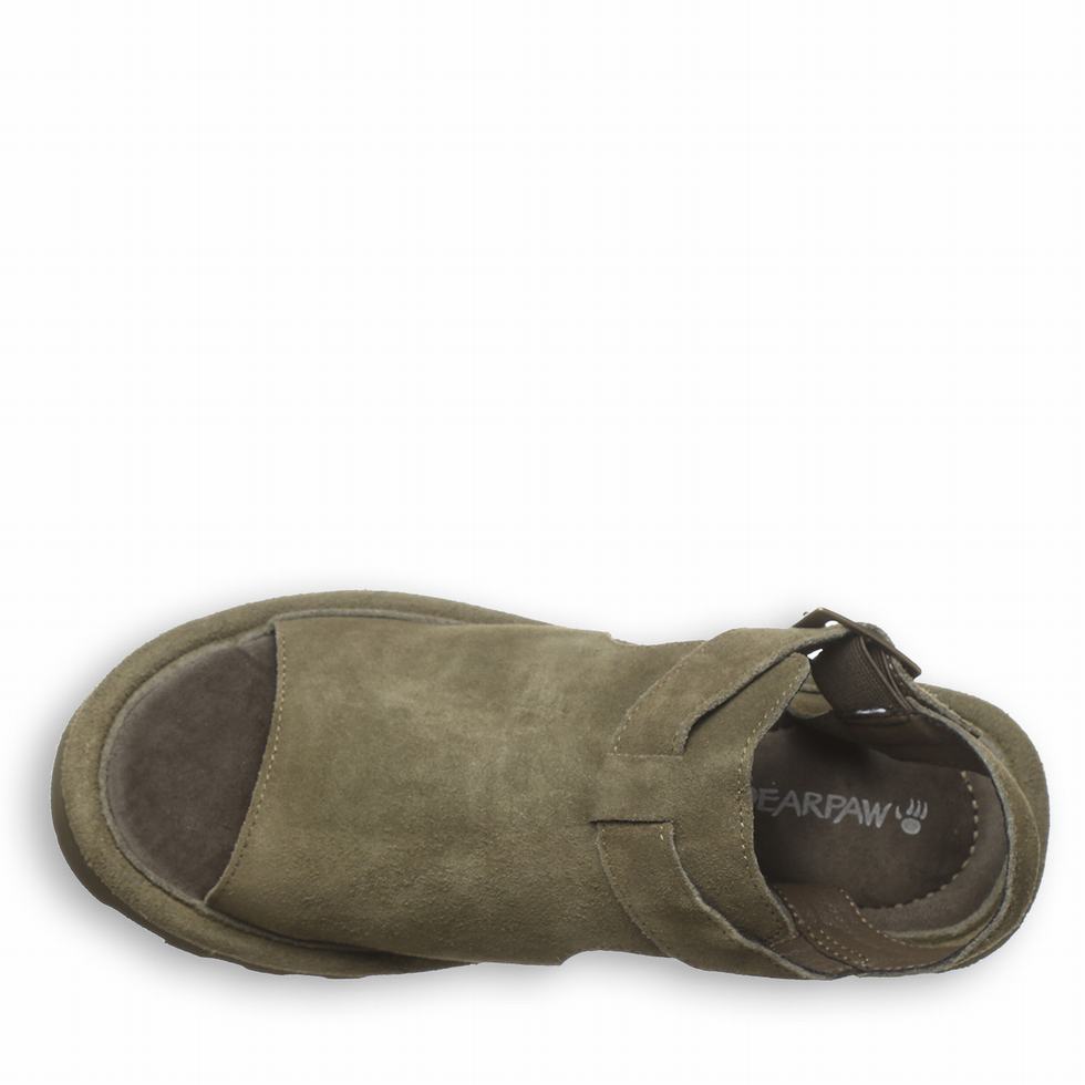 Bearpaw Ascend サンダル レディース 緑 | ELK6938BI