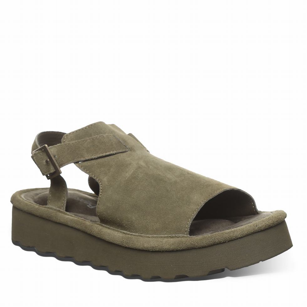 Bearpaw Ascend サンダル レディース 緑 | ELK6938BI