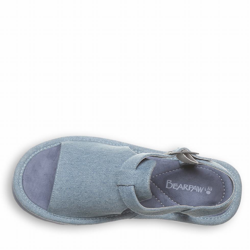 Bearpaw Ascend サンダル レディース 青 | NUL5256ZU