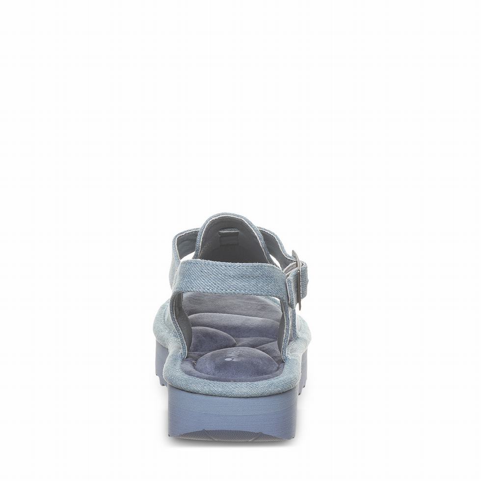 Bearpaw Ascend サンダル レディース 青 | NUL5256ZU