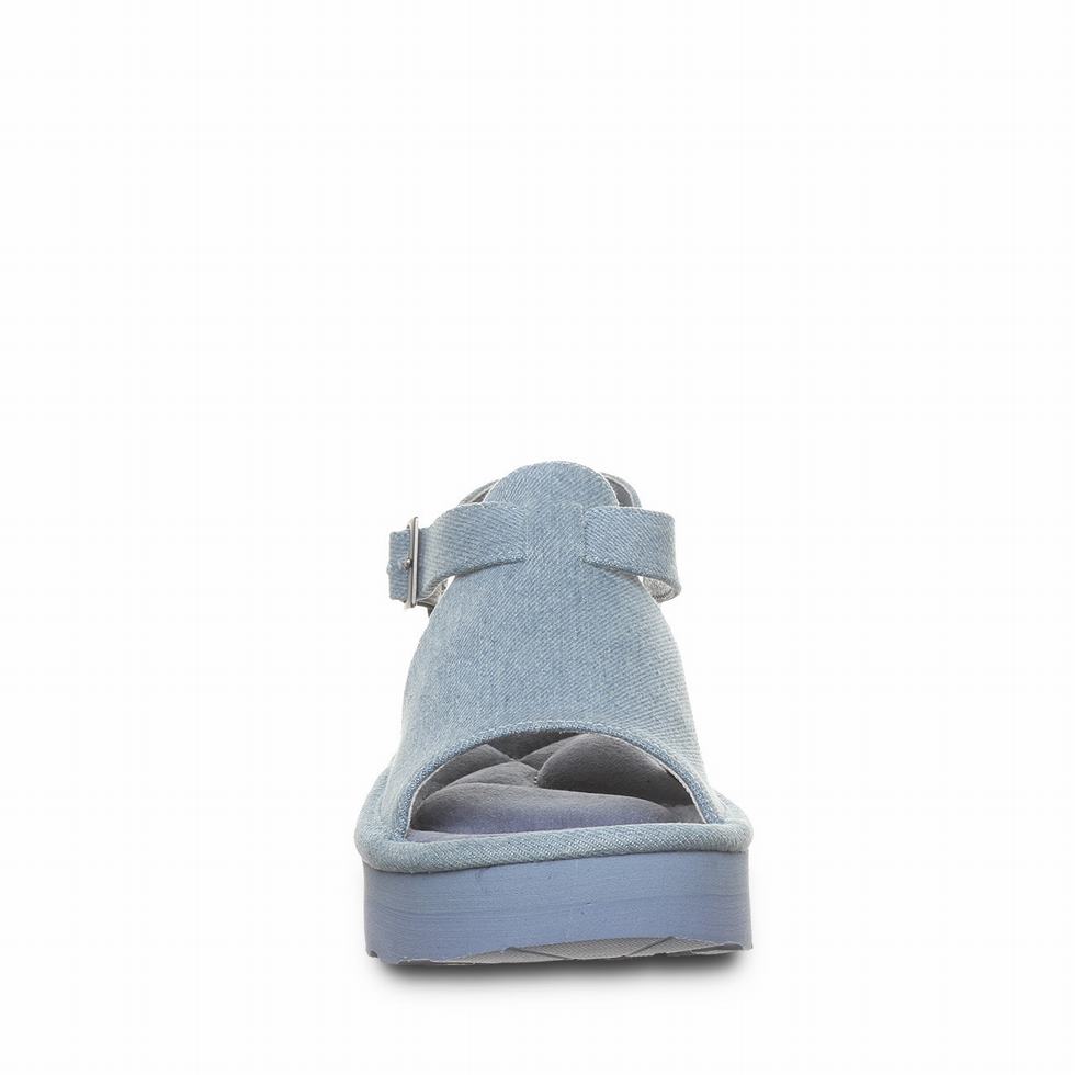 Bearpaw Ascend サンダル レディース 青 | NUL5256ZU