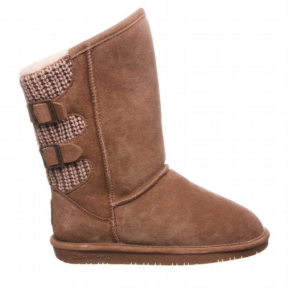 Bearpaw Boshie Wide サイハイブーツ レディース ブラウン | ZWS4197ZV