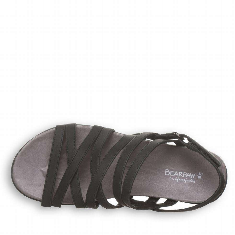 Bearpaw Crete サンダル レディース 黒 | XUS6228YY