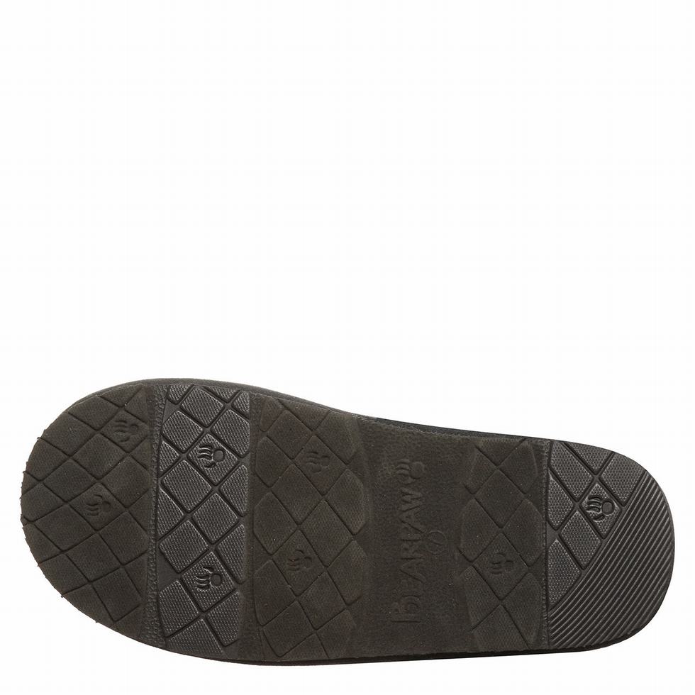 Bearpaw Effie スリッパ レディース 黒 | MQL229RY