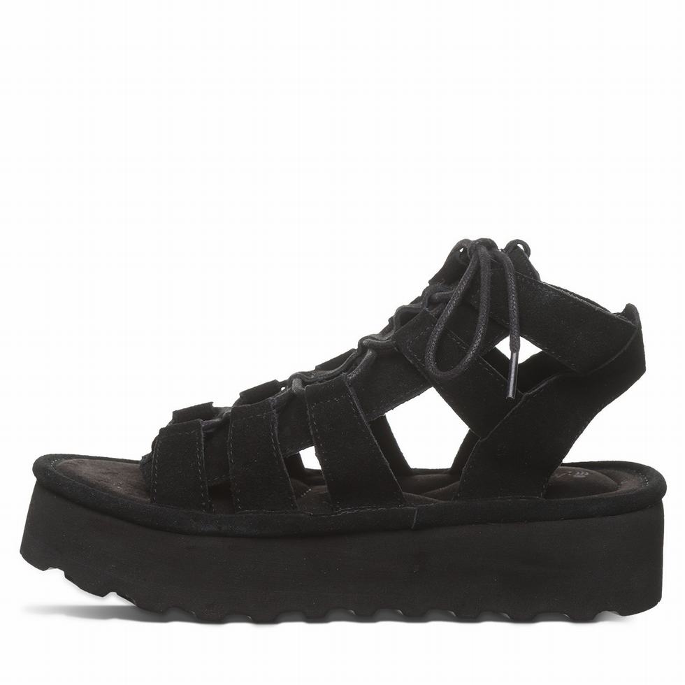 Bearpaw Elevation サンダル レディース 黒 | EPC3991FF