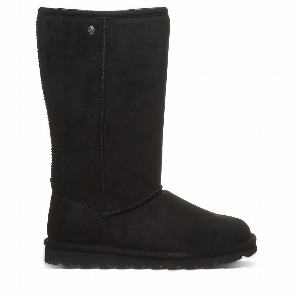 Bearpaw Elle Tall Vegan ブーツ レディース 黒 | BIO1531YN