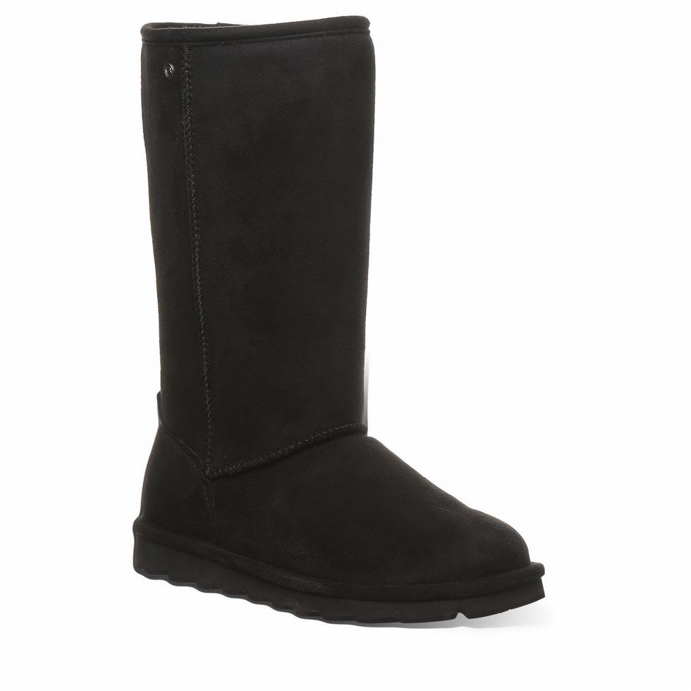 Bearpaw Elle Tall Vegan ブーツ レディース 黒 | BIO1531YN