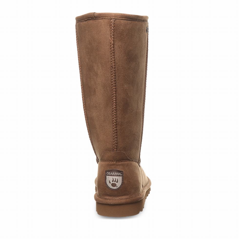 Bearpaw Elle Tall Vegan ブーツ レディース ブラウン | KRT3497XR