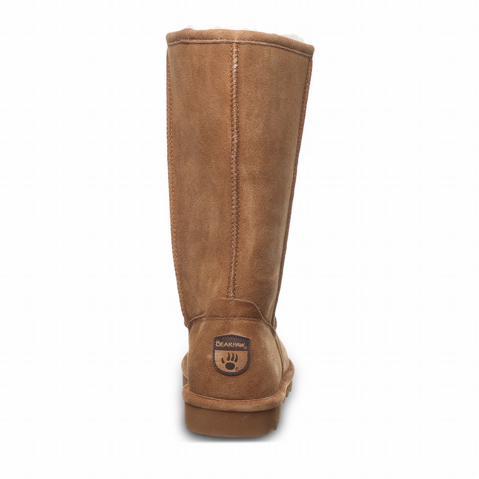 Bearpaw Elle Tall Wide ブーツ レディース ブラウン | EBS5043FW