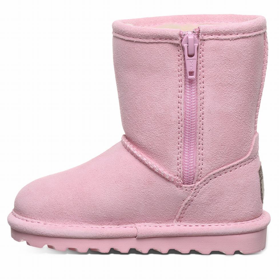 Bearpaw Elle Toddler Zipper ブーツ キッズ ピンク | FQM5694LR
