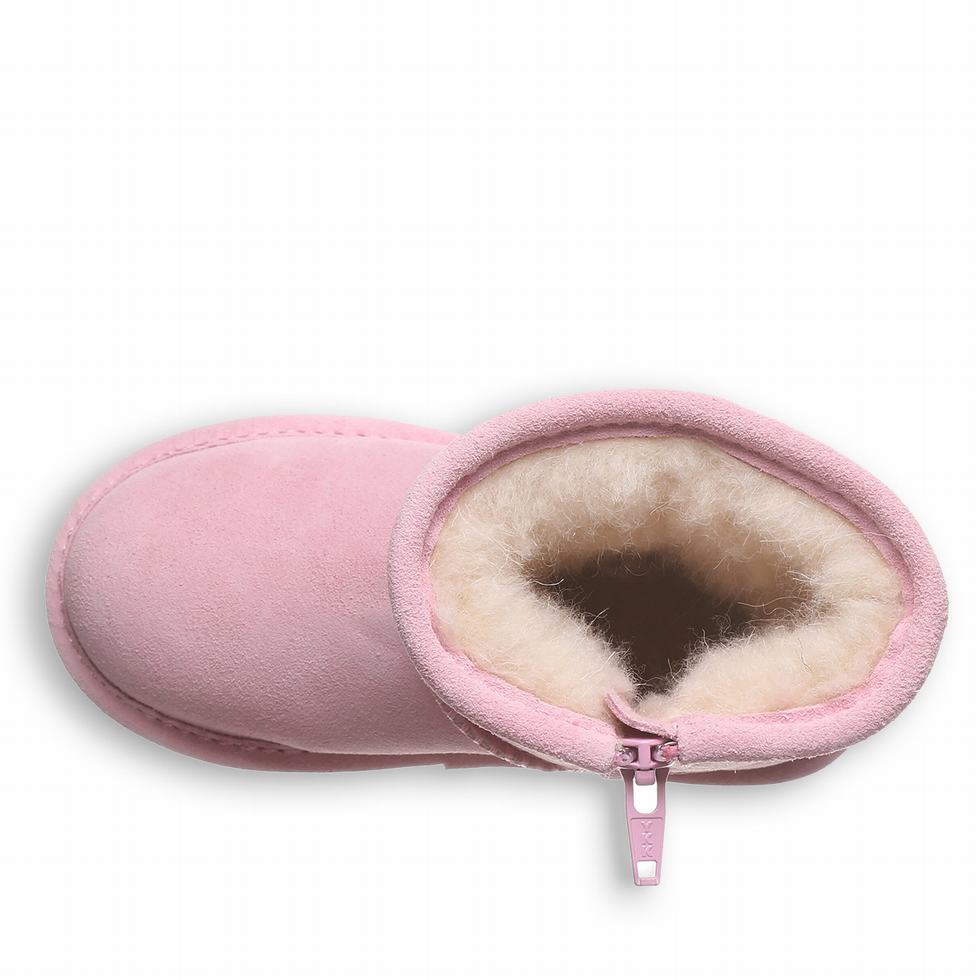 Bearpaw Elle Toddler Zipper ブーツ キッズ ピンク | FQM5694LR