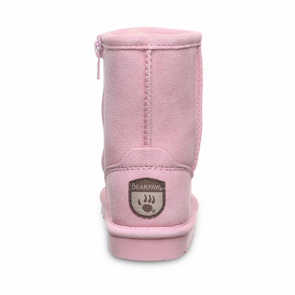Bearpaw Elle Toddler Zipper ブーツ キッズ ピンク | FQM5694LR