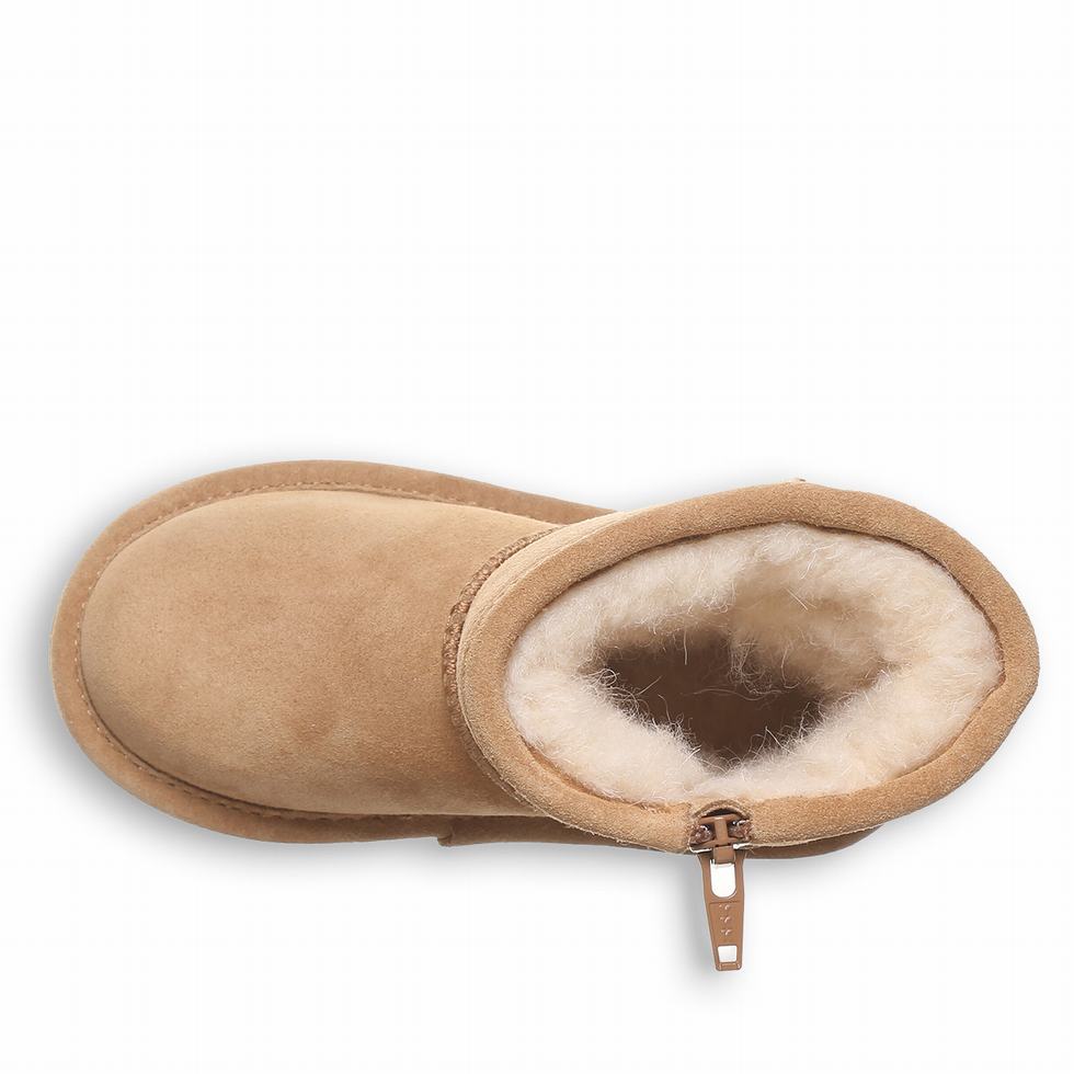 Bearpaw Elle Toddler Zipper ブーツ キッズ ブラウン | IFX86100EX