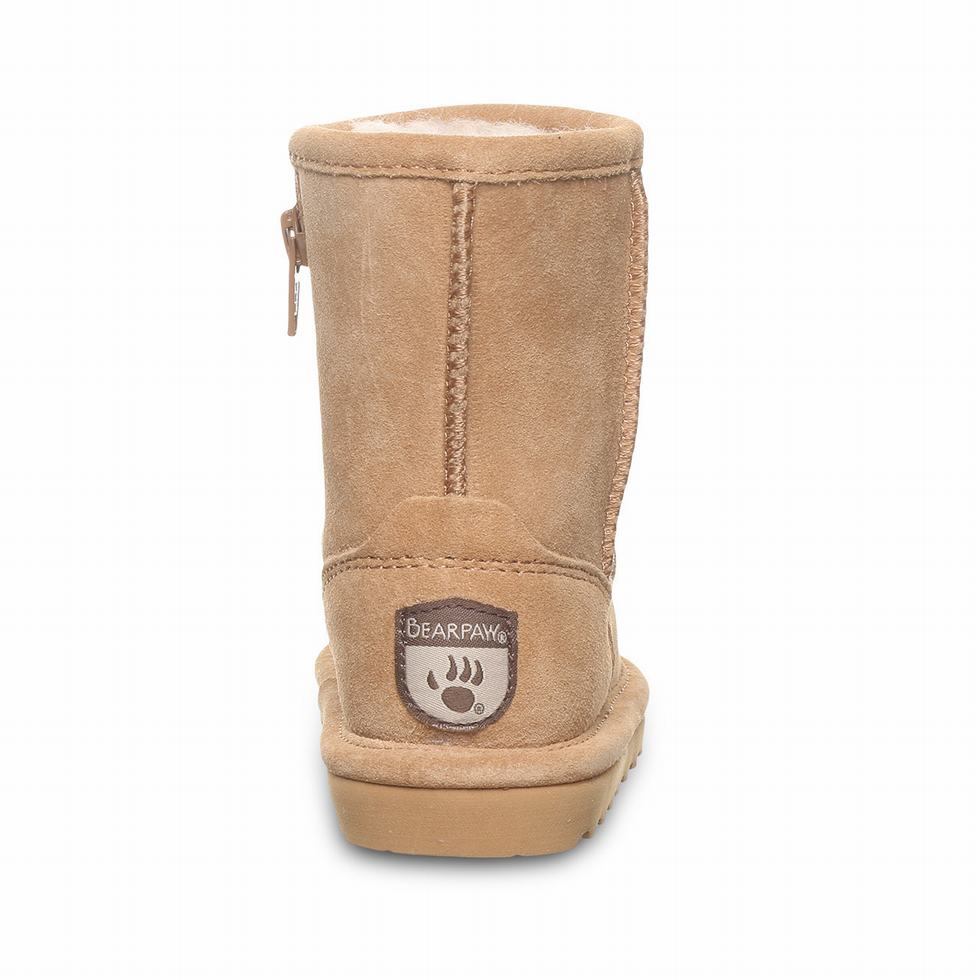 Bearpaw Elle Toddler Zipper ブーツ キッズ ブラウン | IFX86100EX