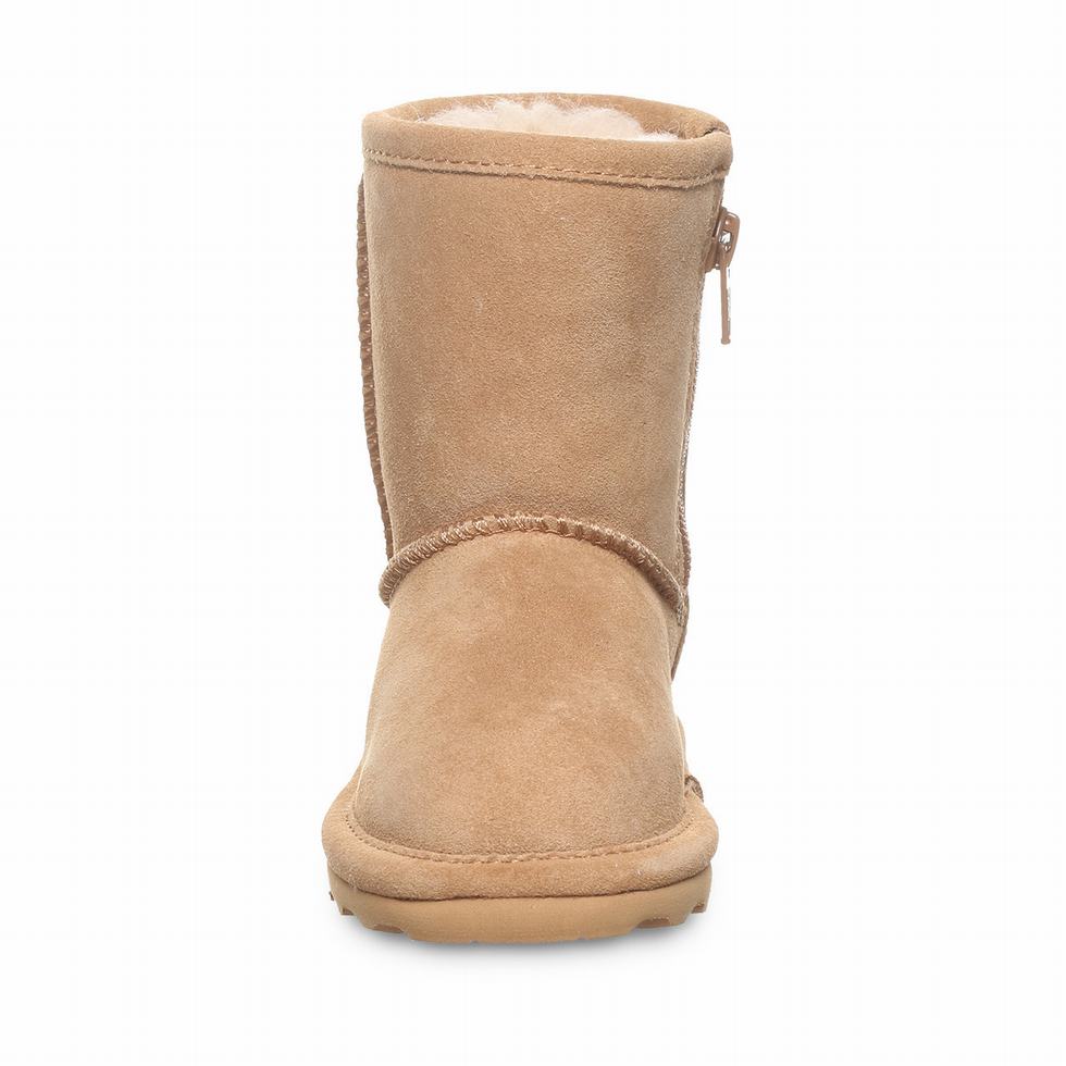 Bearpaw Elle Toddler Zipper ブーツ キッズ ブラウン | IFX86100EX