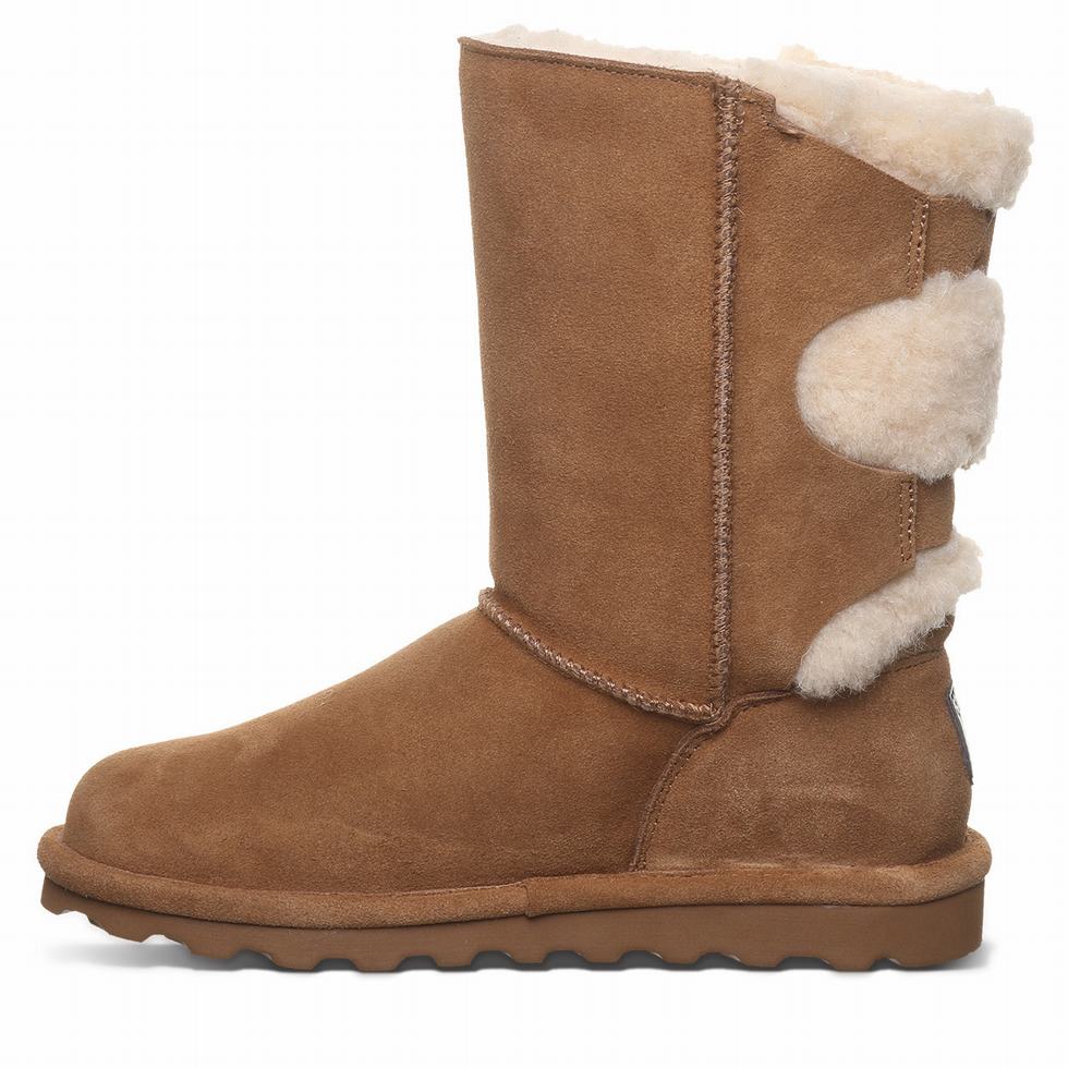 Bearpaw Eloise Wide ブーツ レディース ブラウン | INN6587HM