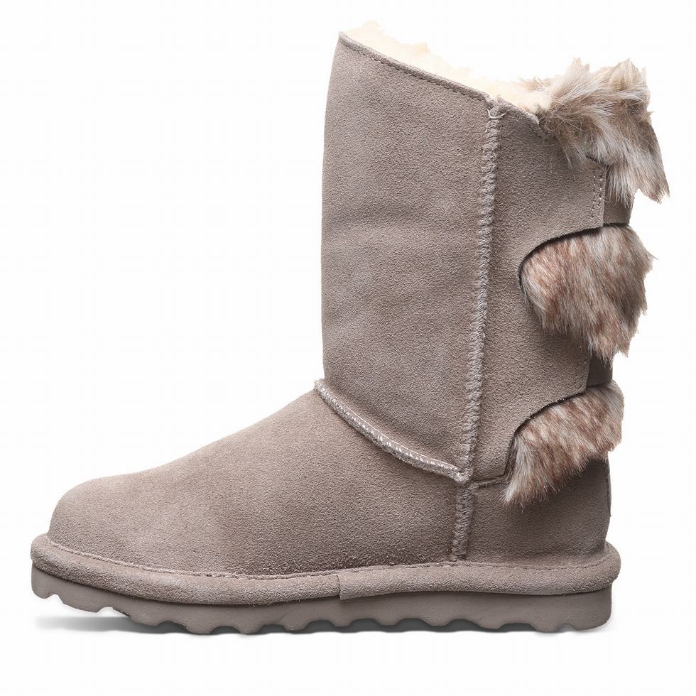 Bearpaw Eloise Youth ブーツ キッズ グレー | JGL90100PW
