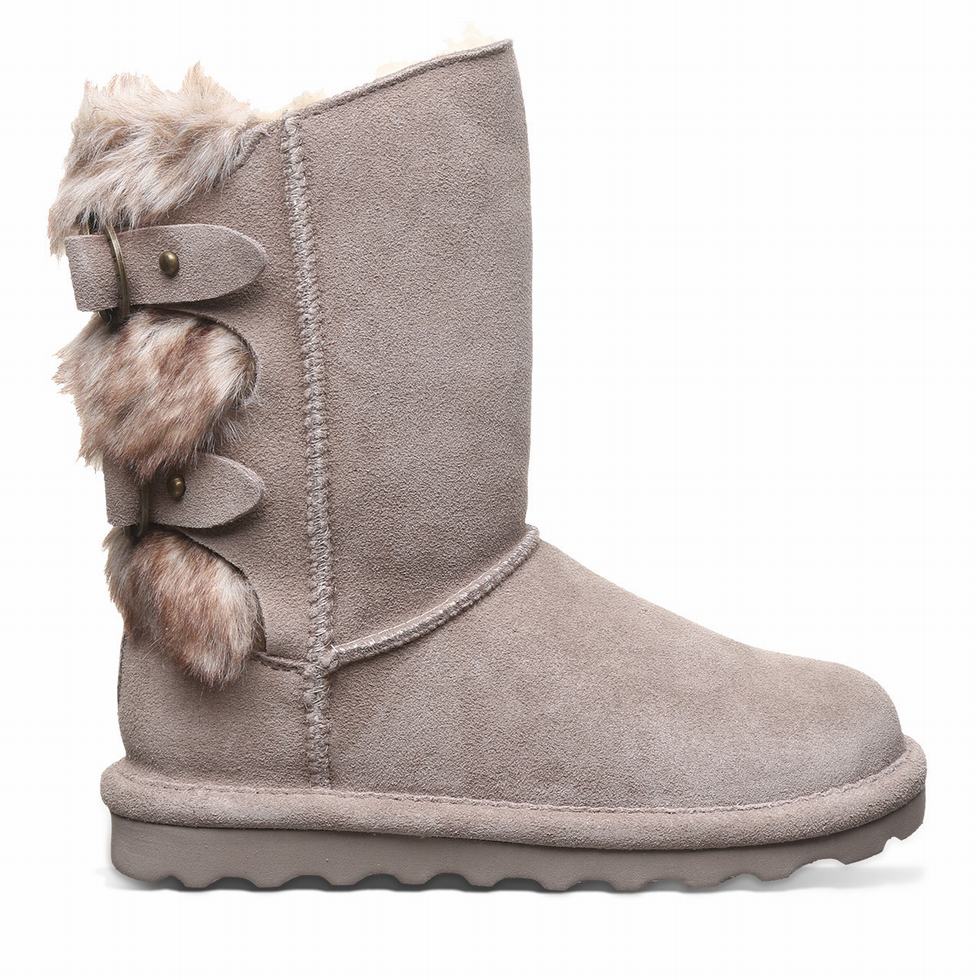 Bearpaw Eloise Youth ブーツ キッズ グレー | JGL90100PW