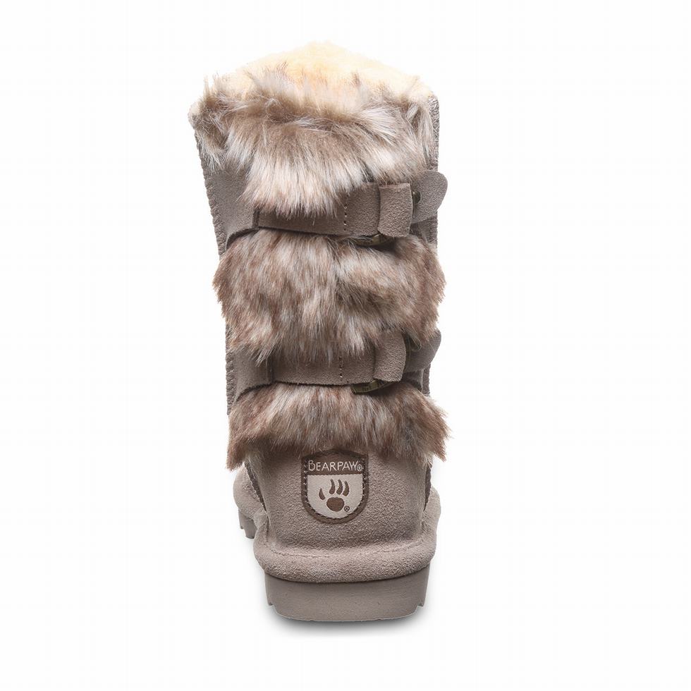 Bearpaw Eloise Youth ブーツ キッズ グレー | JGL90100PW