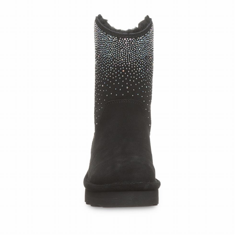 Bearpaw Glam Platform Lo ブーツ レディース 黒 | YQS232YH