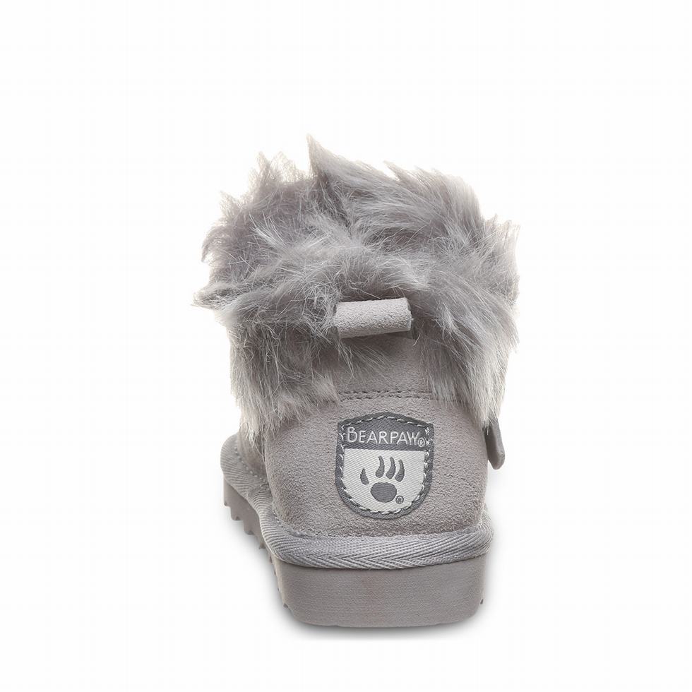 Bearpaw Jasmine Toddler ブーツ キッズ グレー | TZM2113HT