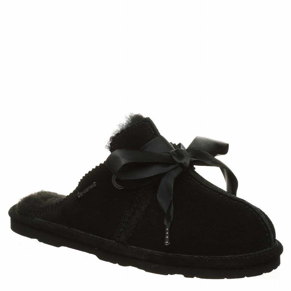 Bearpaw Jolietta スリッパ レディース 黒 | LSC710PH