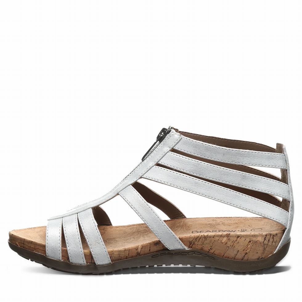 Bearpaw Layla II Wide サンダル レディース 白 | MLC2778BO