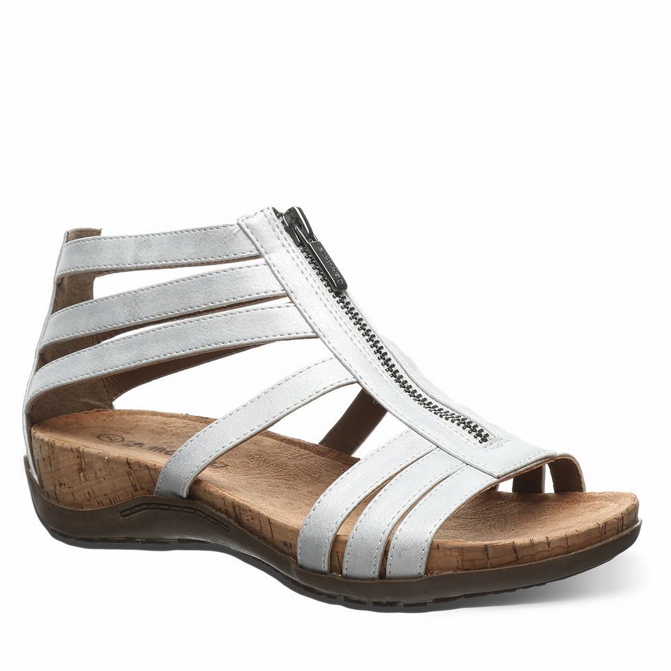 Bearpaw Layla II Wide サンダル レディース 白 | MLC2778BO