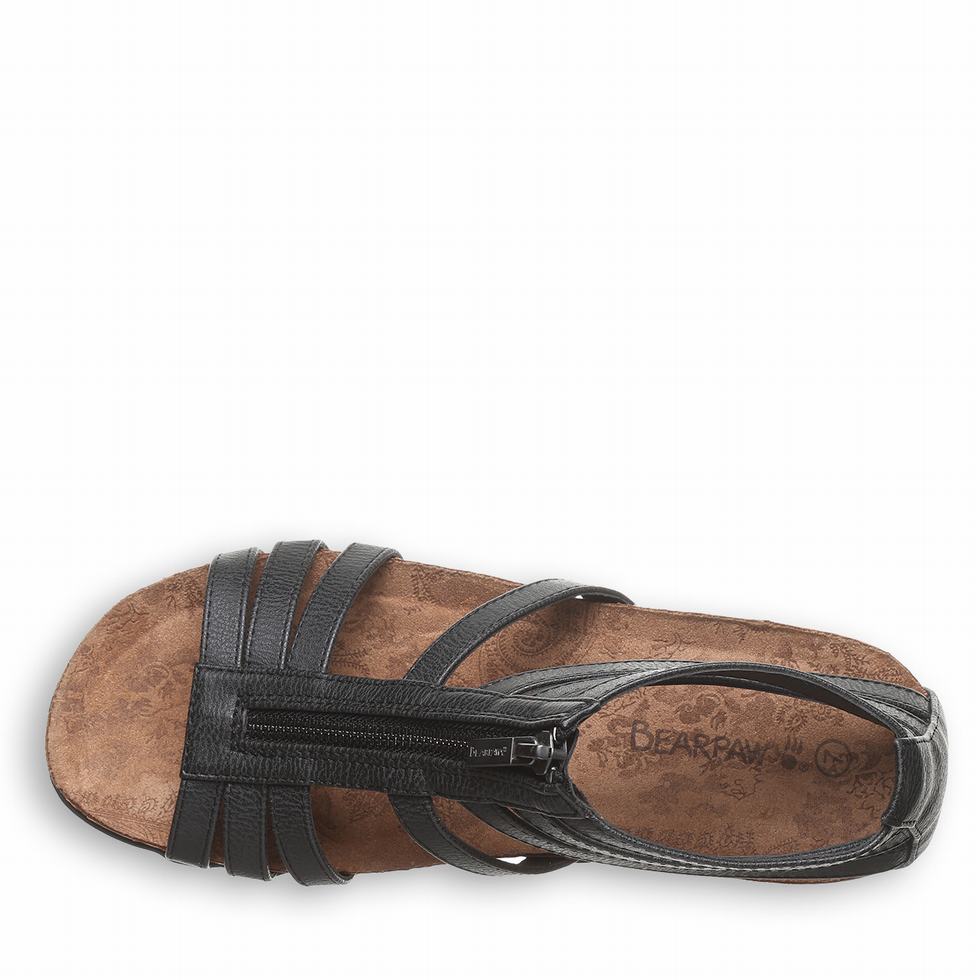Bearpaw Layla II サンダル レディース 黒 | WFL7872TA