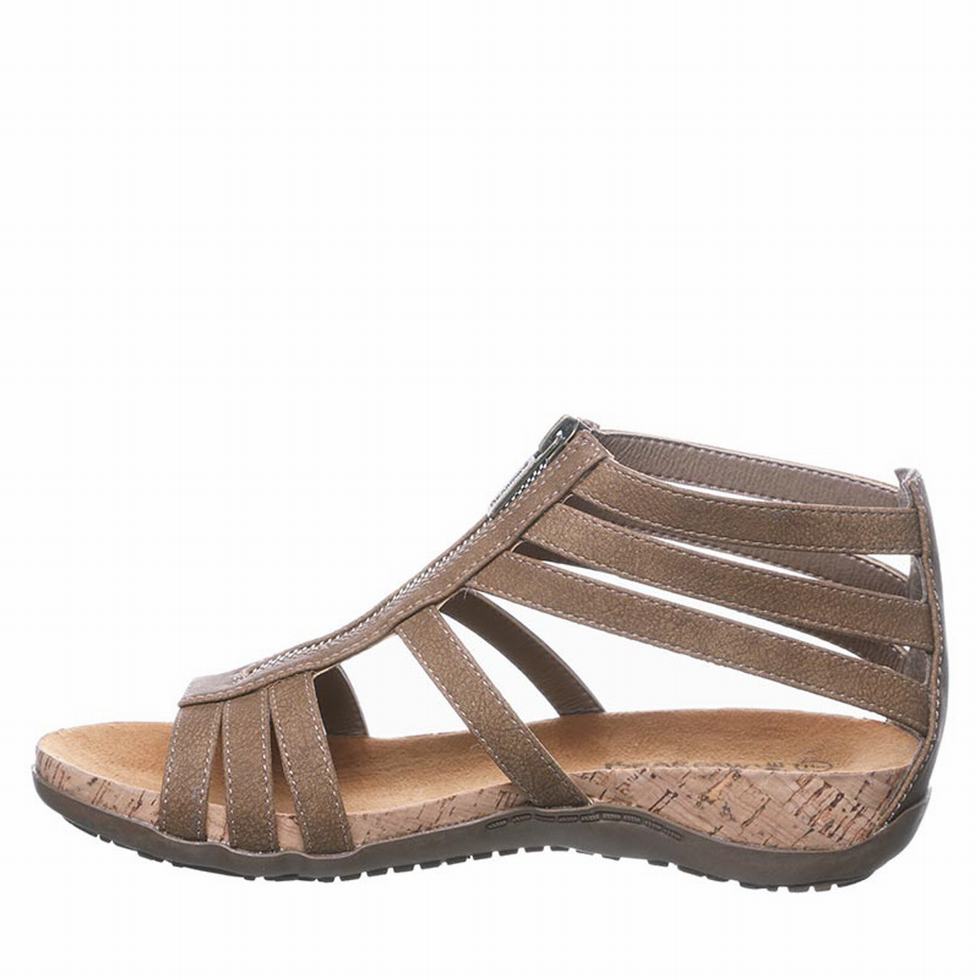 Bearpaw Layla Wide サンダル レディース ブラウン | CKT1003UZ