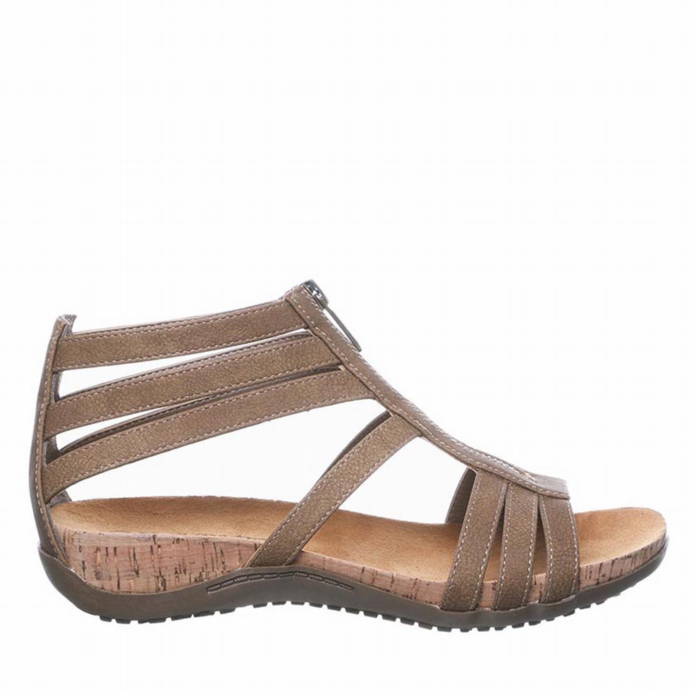 Bearpaw Layla Wide サンダル レディース ブラウン | CKT1003UZ
