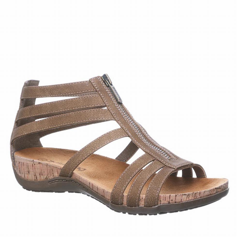 Bearpaw Layla Wide サンダル レディース ブラウン | CKT1003UZ