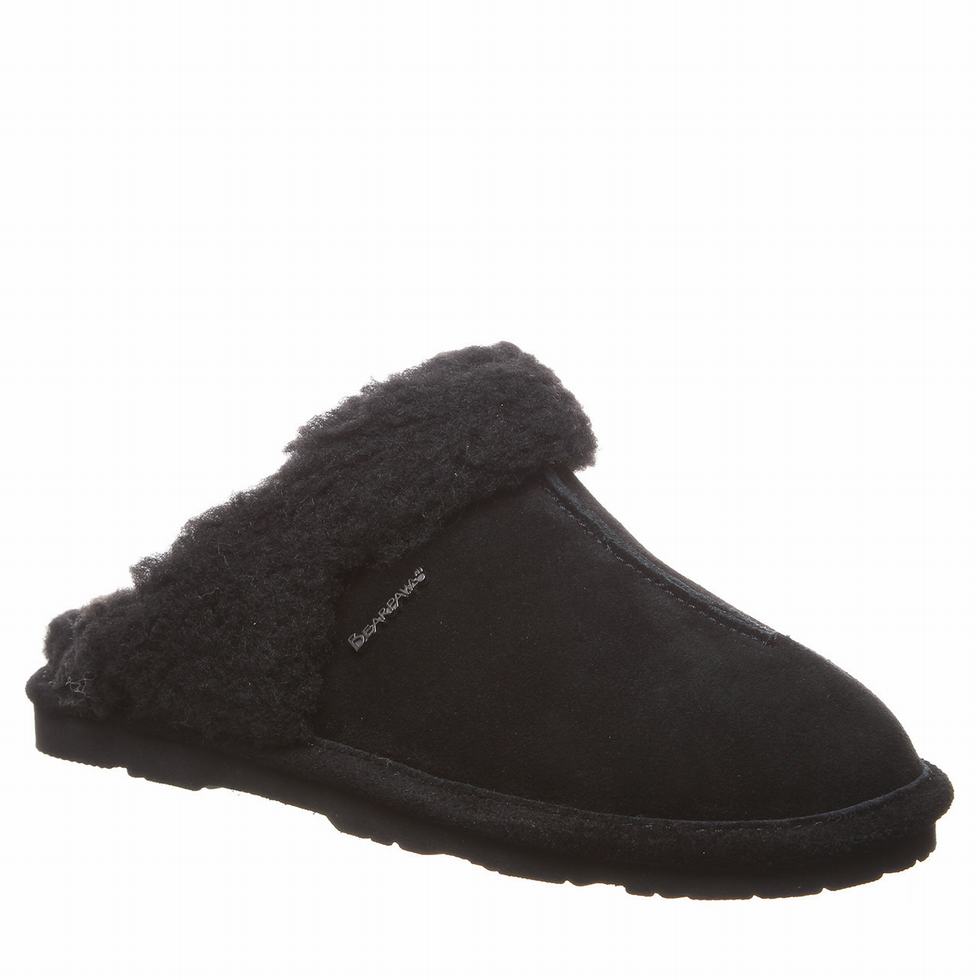 Bearpaw Loketta スリッパ レディース 黒 | ZFW9965TA