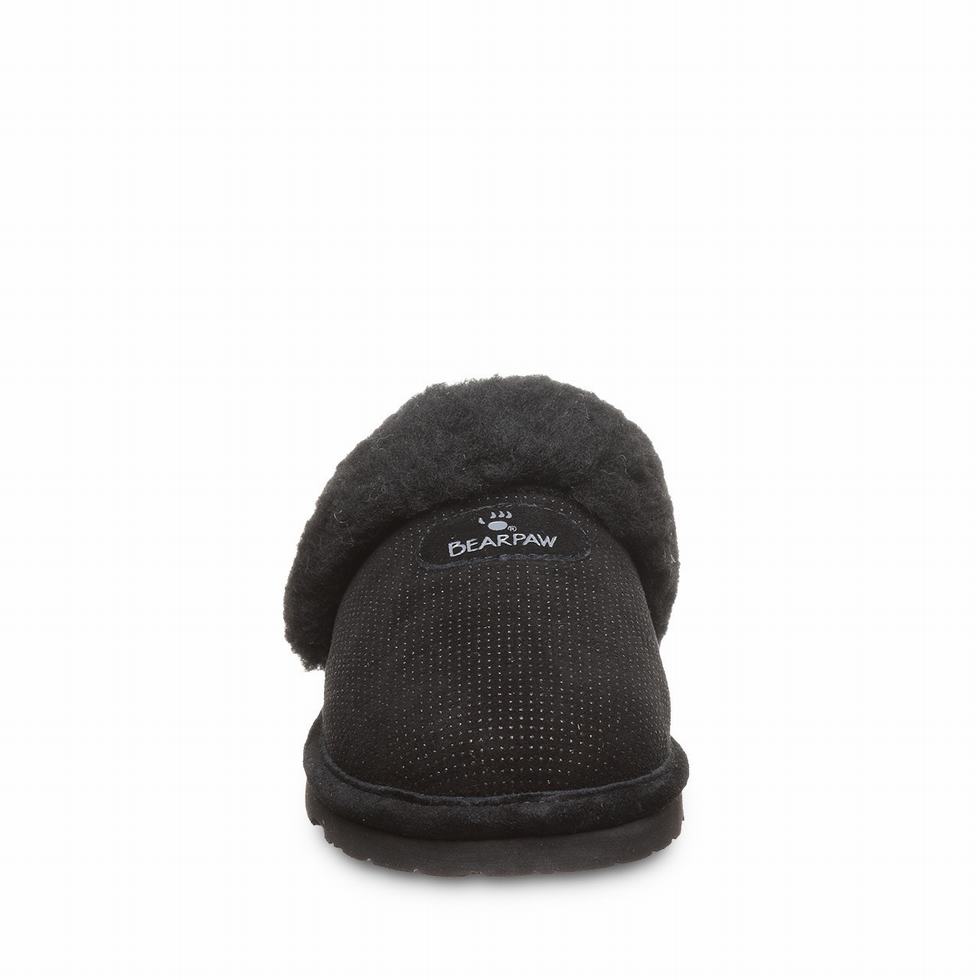 Bearpaw Loki Exotic スリッパ レディース 黒 | IQY2097DW