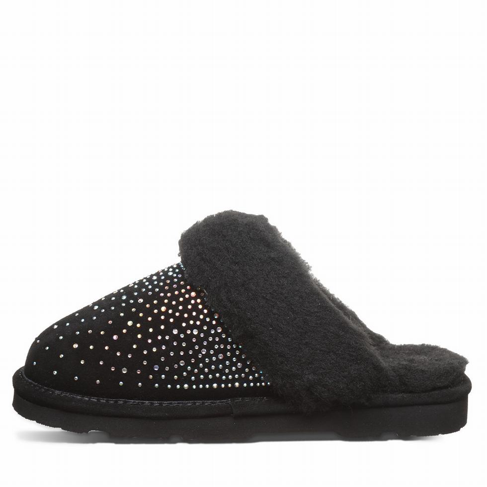 Bearpaw Loki Exotic スリッパ レディース 黒 | KIG9977YG